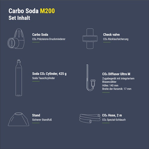 DENNERLE Carbo Soda M200 Aquarientechnik