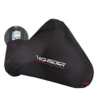 HIGHSIDER pro Outdoor Abdeckplane Schwarz L, Mit Kennzeichenfenster (1Stck)