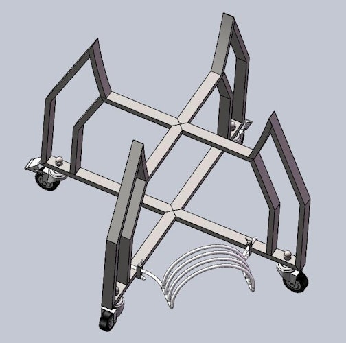 Yakiniku Zubehör-Halter für Gestell für 16/19" Large