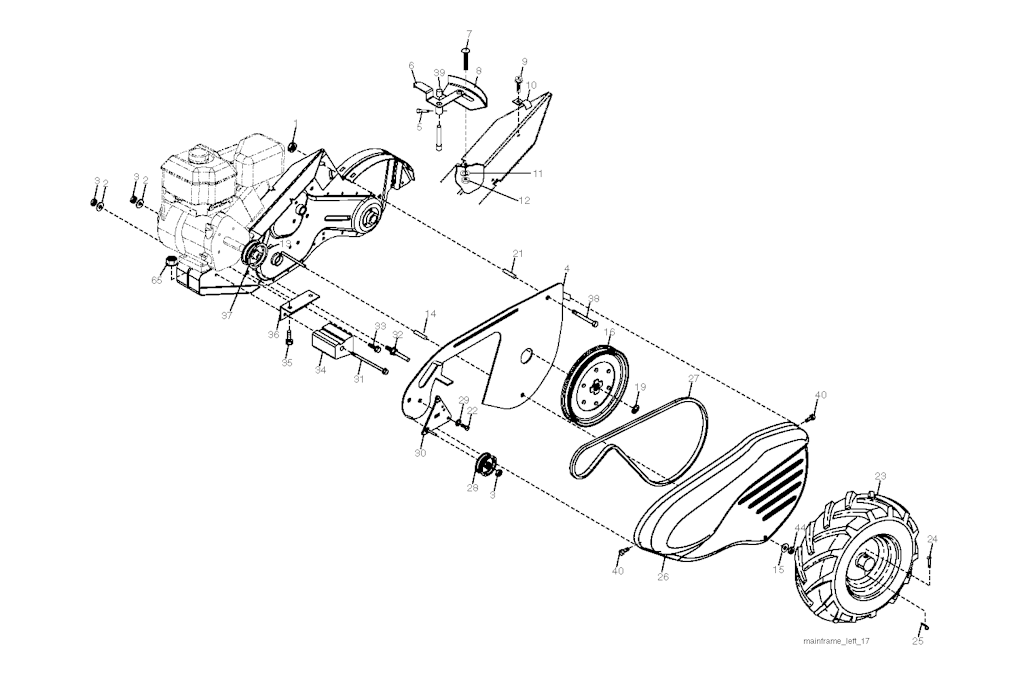 Explosionszeichnung Ersatzteile