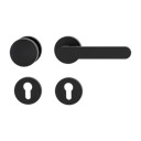 Vorschaubild Griffwerk Wechselgarnitur AVUS rund - Samtgrau, Kaschmirgrau, Graphitschwarz