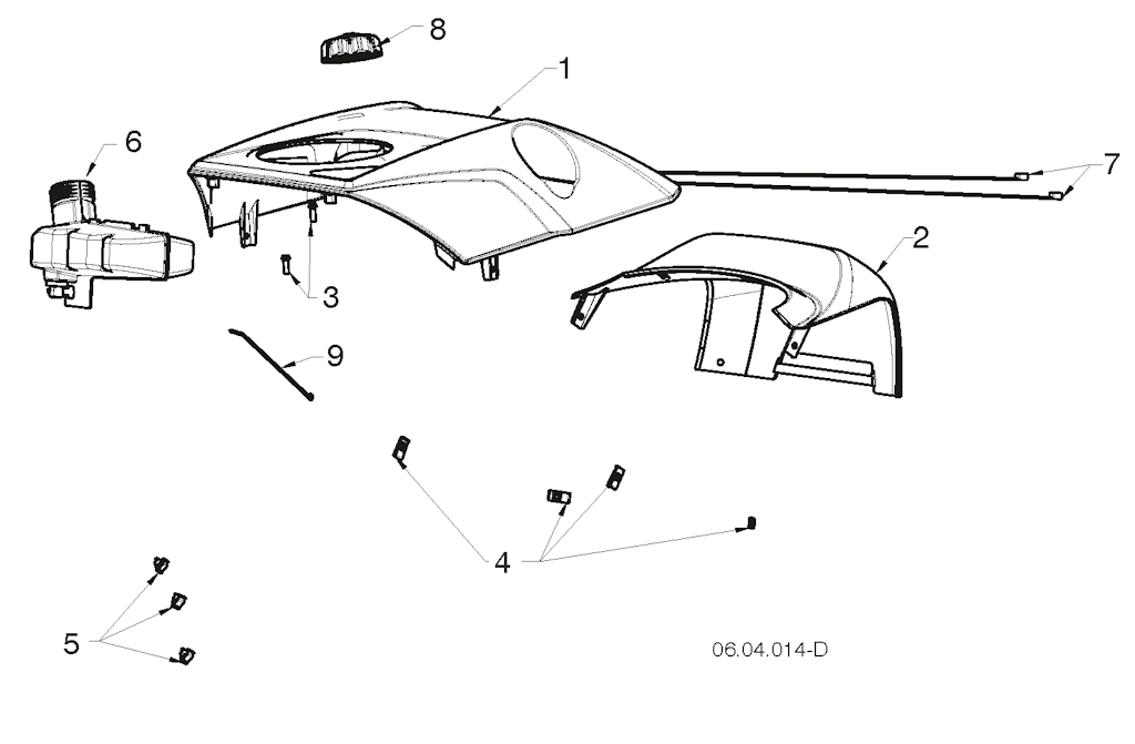 Explosionszeichnung Ersatzteile