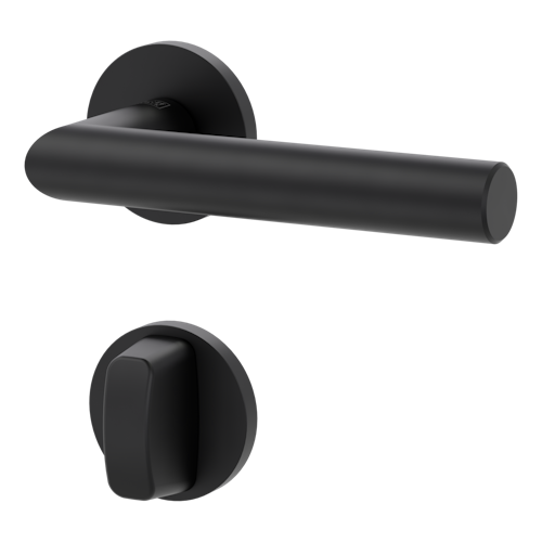 Griffwerk VAYA 128 LUCIA fast2fix Fast2Fix GK3 Rosetten rund WC rot/weiß Graphitschwarz