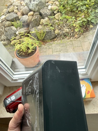 B-Ware Karibu 9 kW Saunaofen finnisch anthrazit inkl. Steuergerät EASY schwarz - Sparset 