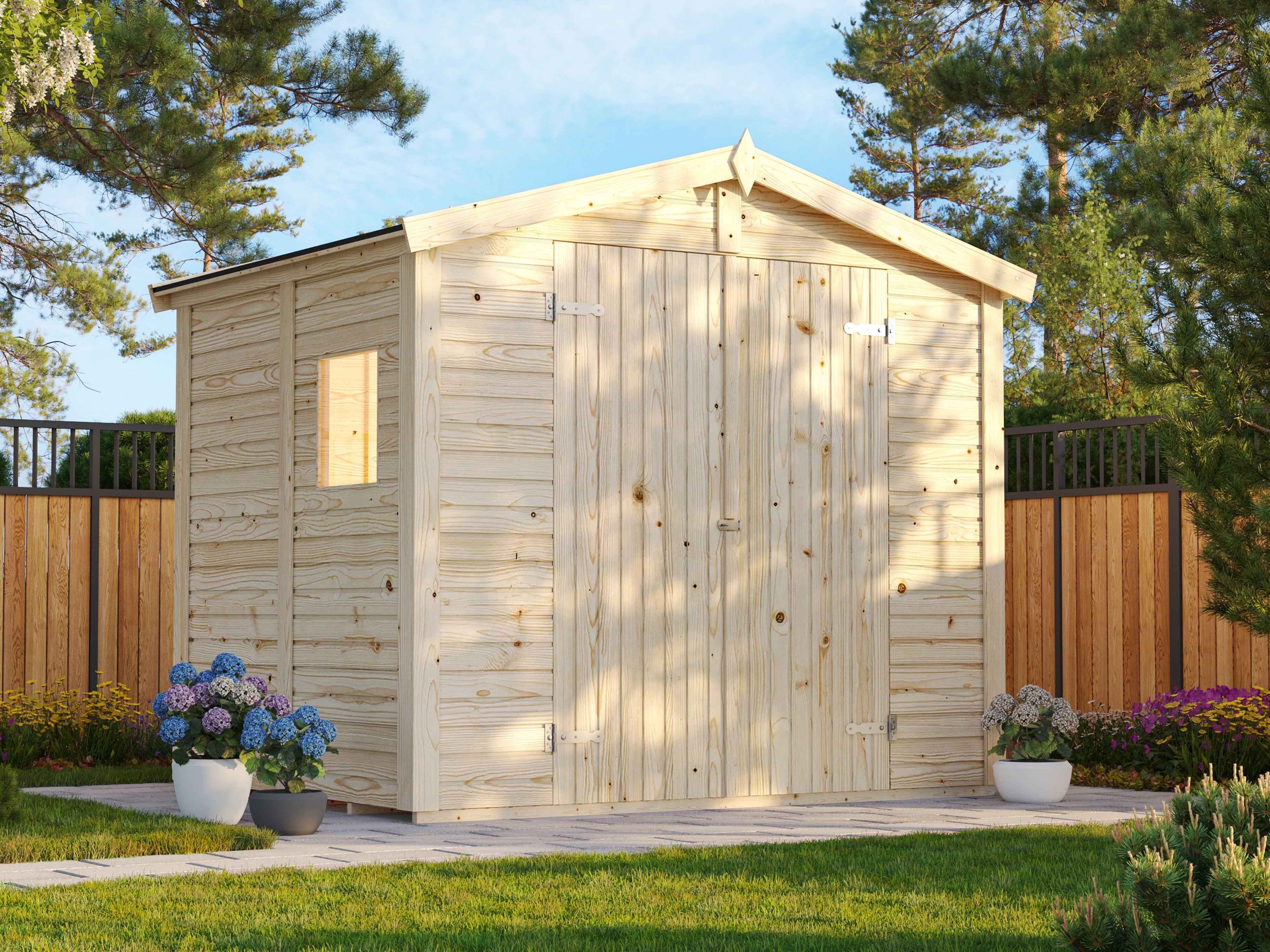 Palmako Gerätehaus Dan 4,5 m² - 16 mm