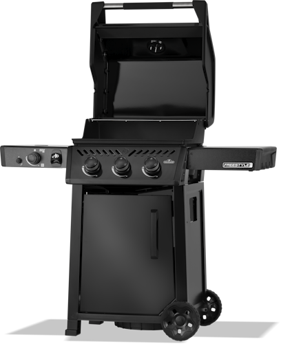 Napoleon Freestyle PRO 365, 3 Hauptbrenner, SIZZLE ZONE Seitenbrenner und Tür, Schwarz