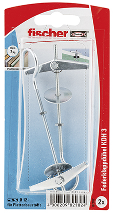 FISCHER Federklappdübel KDH 3 K (2 Stück)