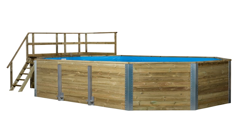 Weka 45 mm Swimmingpool 594 A Sparset - 376 x 850 cm