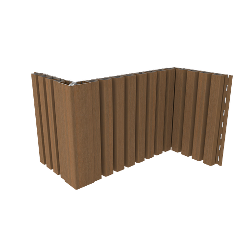 NewTechWood WPC Fassadenverkleidung Castellation Pro 35  BSK D 33 x 215 mm