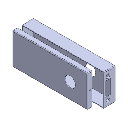 Griffwerk PURISTO 1.0 -Edelstahl poliert Cover-Set -UV