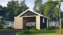 Karibu Garage Blockhausgarage 38 mm