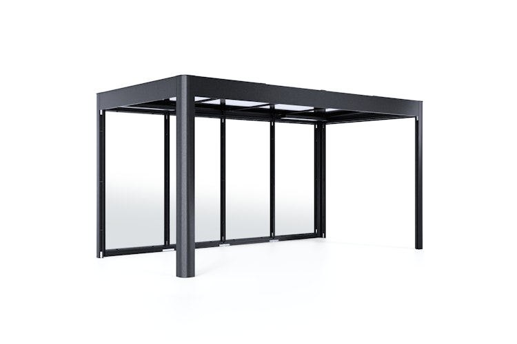 SunElements Terrassenüberdachung SunCover Deluxe - 5 mm ESG  (satiniert)