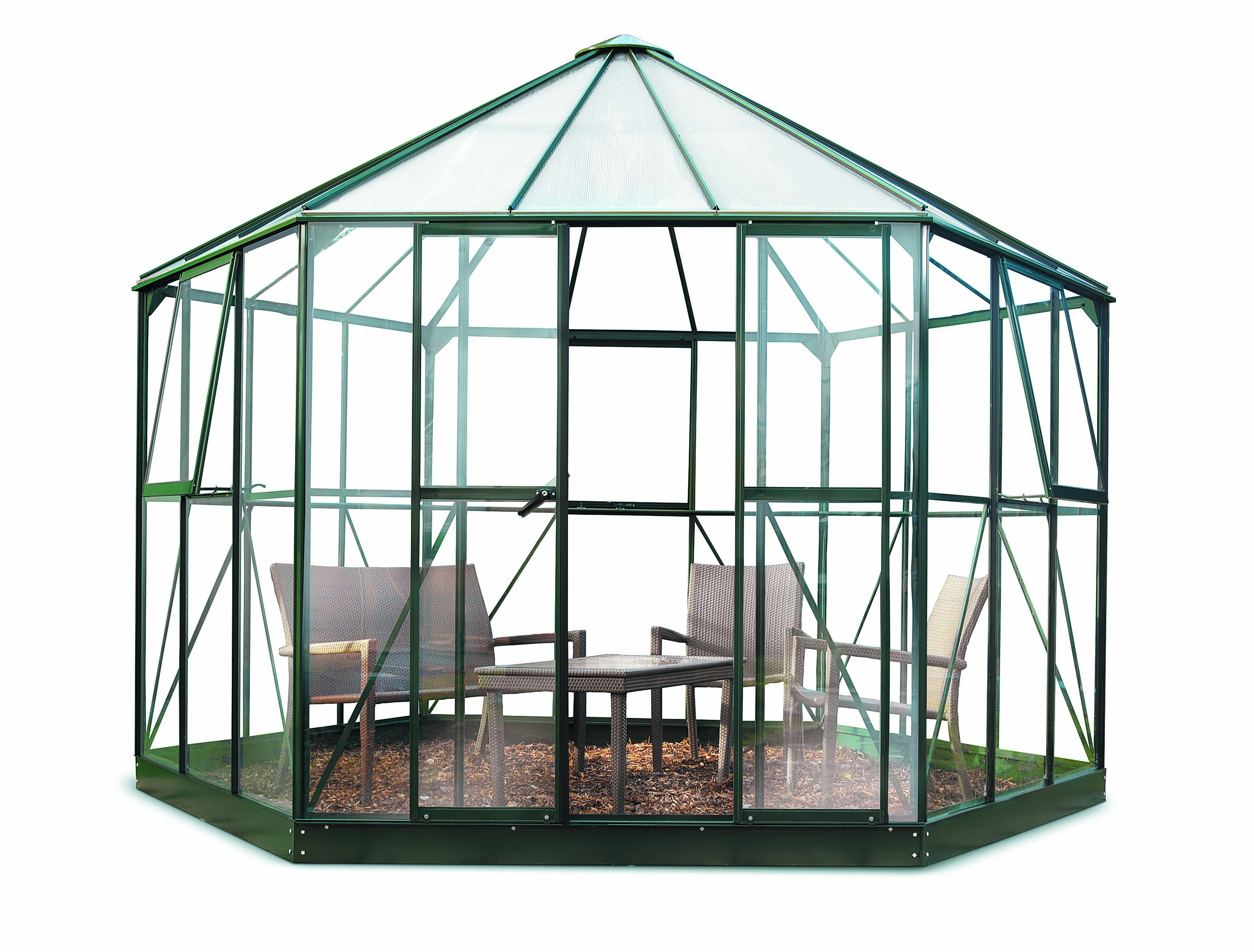 Juliana Gewächshaus Atrium - 9 m²-grün