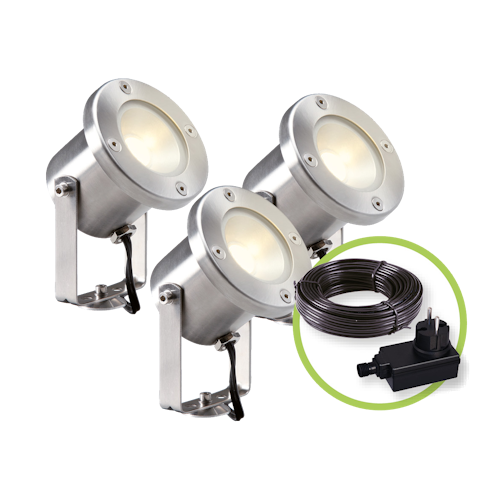 Garden Lights Strahler Catalpa 3er Set