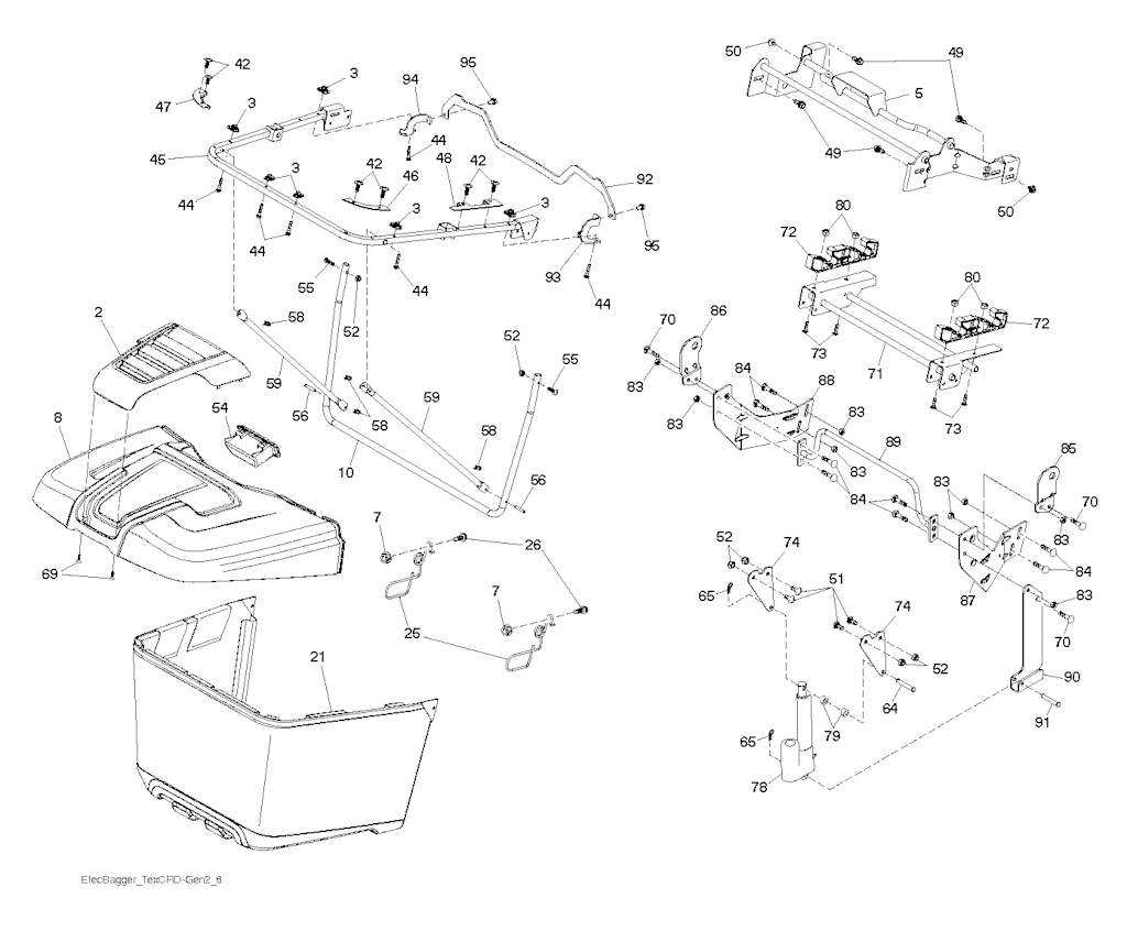 Explosionszeichnung Ersatzteile