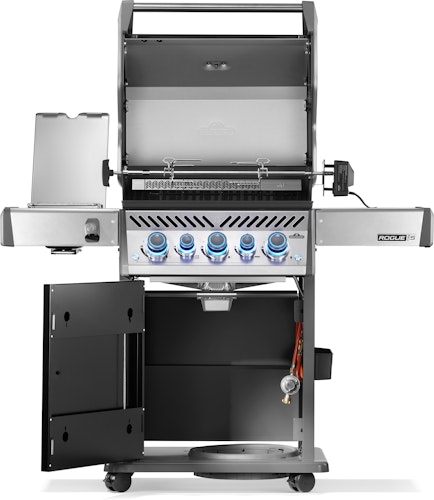 NAPOLEON Gasgrill Rogue PRO-S 425 mit Gußrosten, Schwarz, inkl. Drehspieß
