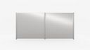 Vorschaubild Alberts® Alu Sichtschutz Palitio als Set, Profilhöhe 300 mm, zum Aufschrauben