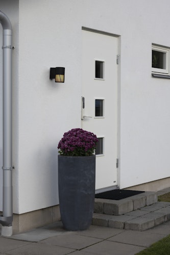 Konstsmide Wandleuchte Pistoia wall E27 schwarz (7357-752)