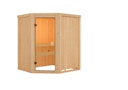 Vorschaubild Karibu Woodfeeling Sauna Faurin - 68 mm Aktionssauna inkl. gratis Sauna-Zubehörset im Wert von 234,94 €