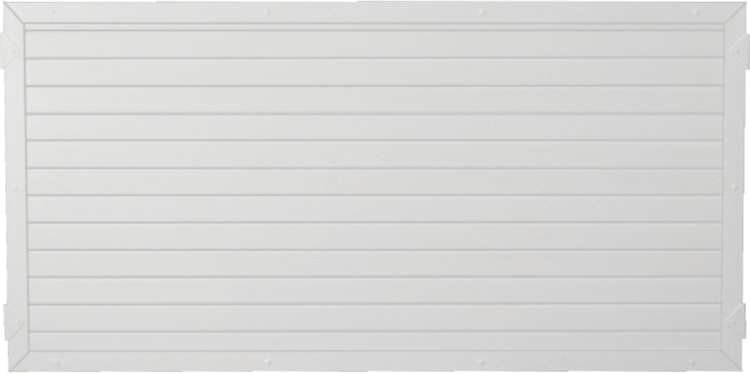 T&J LIGHTLINE Kunststoff Zaunelement 1800 x 900 mm, weiß