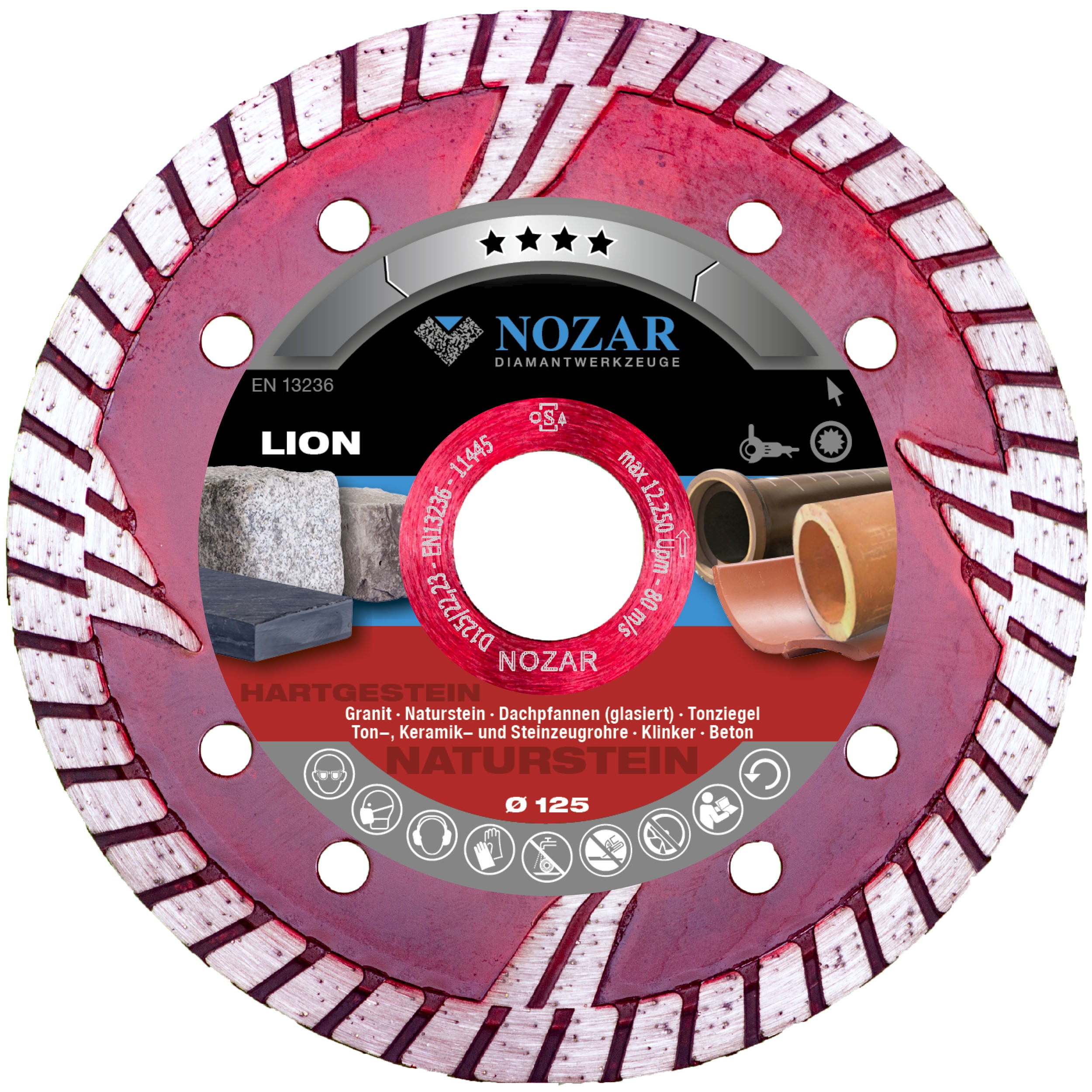 Nozar Diamant-Trennscheibe Lion 125 mm