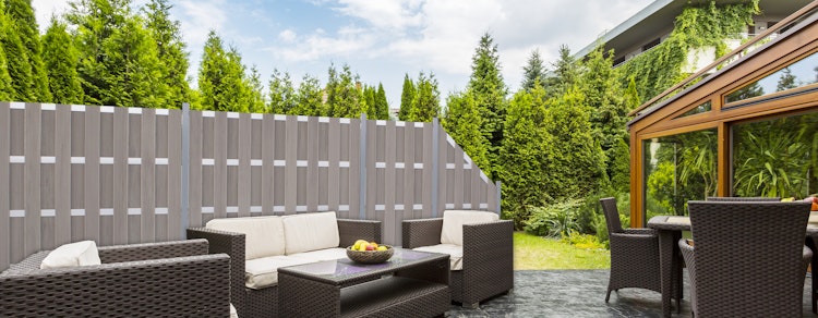 GroJa Fertigzaun Hochkant 84,3 x 180 x 3,2 cm