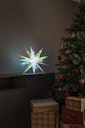 Vorschaubild Konstsmide Weihnachtsbeleuchtung 3D Stern in kristalloptik, 80 RGBLEDs
