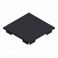 Osmo Aufsteckkappe für Alupfosten 94 x 94 mm, schwarz