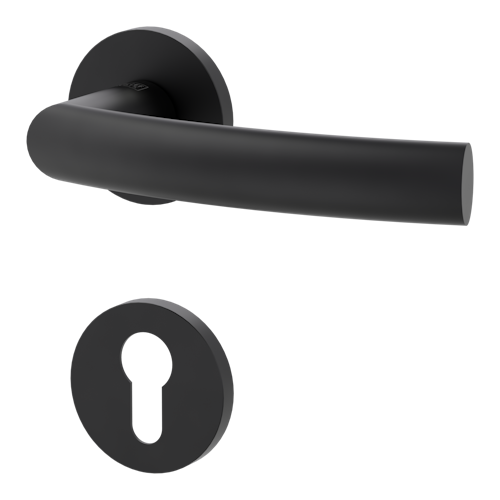 Griffwerk VAYA 178 LORITA fast2fix Fast2Fix GK3 Rosetten rund Profilzylinder Graphitschwarz