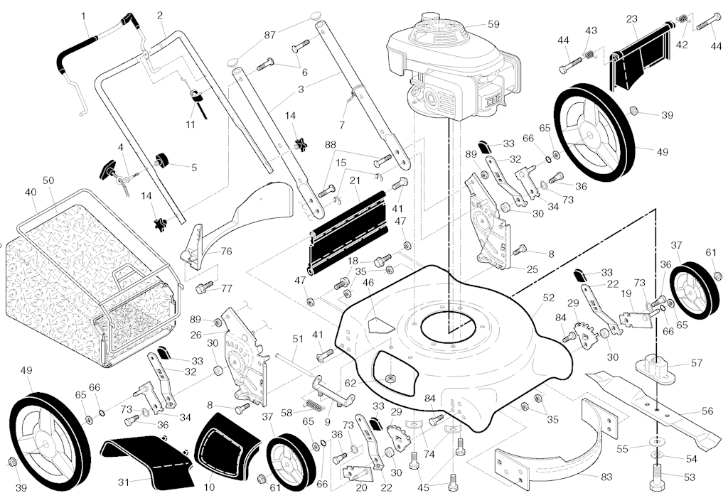 Explosionszeichnung Ersatzteile