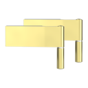 Vorschaubild Griffwerk CREATIVO/PURISTO 1.0 -Messing Optik Bandsatz 2tlg Studio -f. JETTE VISION SKS, QUATTRO, MODERNA