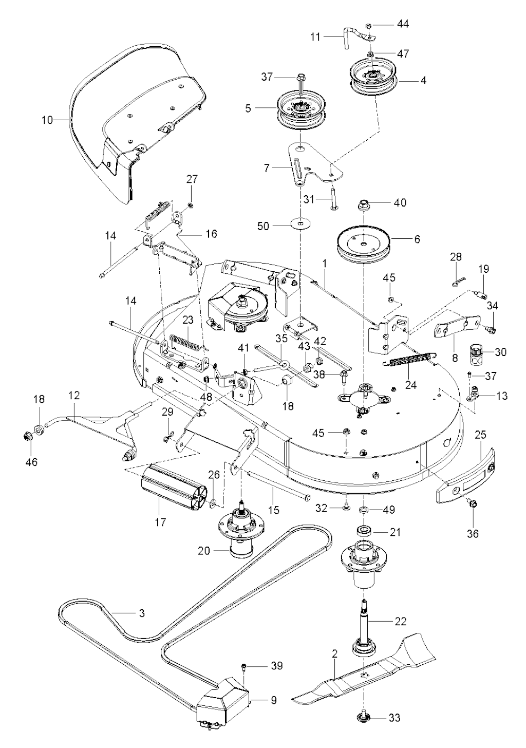 Explosionszeichnung Ersatzteile