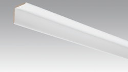 MEISTER Meistercell-ummantelte Profile Faltleiste groß 2380 x 35 x 3,5 mm 20102 Snow white wood