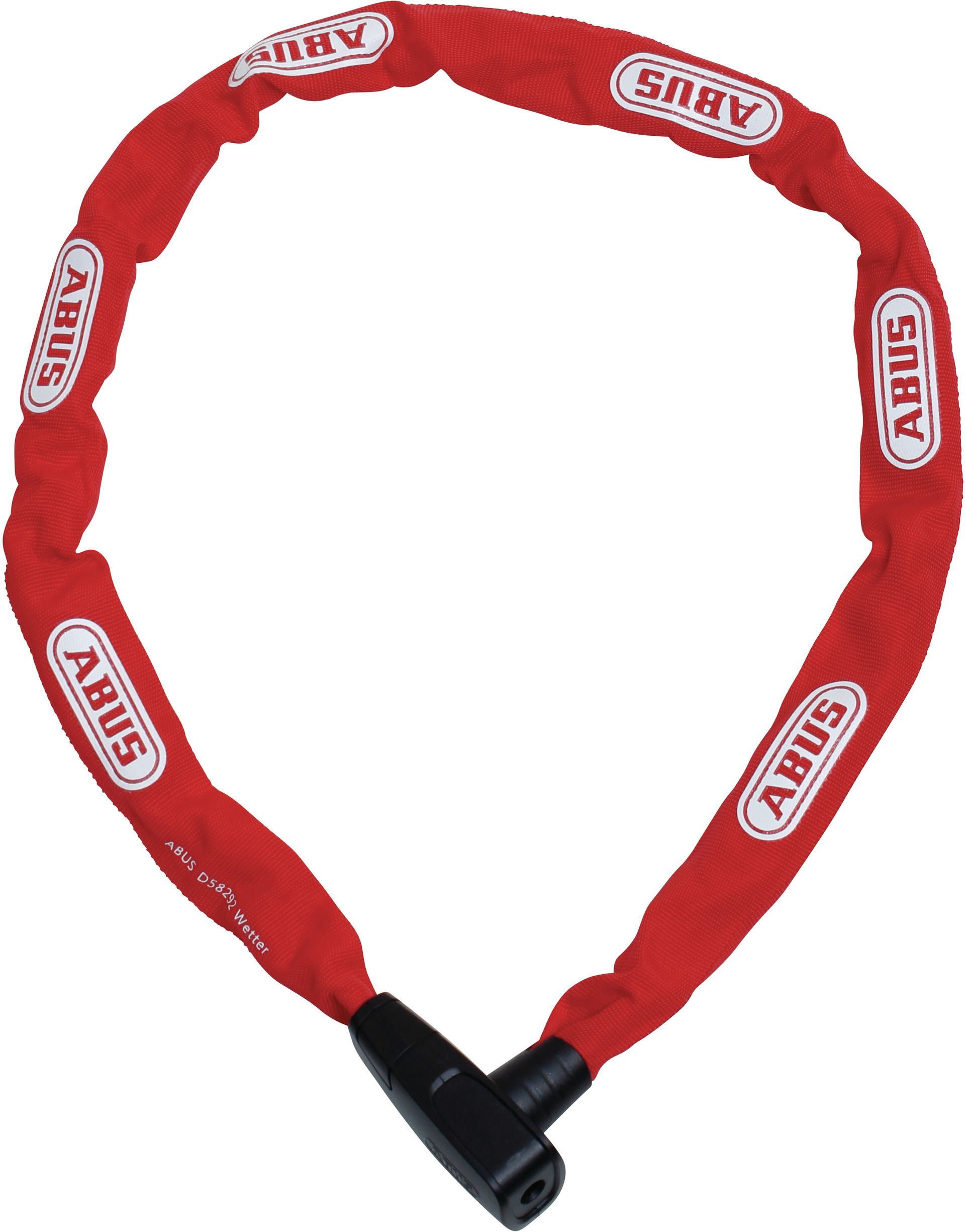ABUS Kettenschloss 6800/110 red