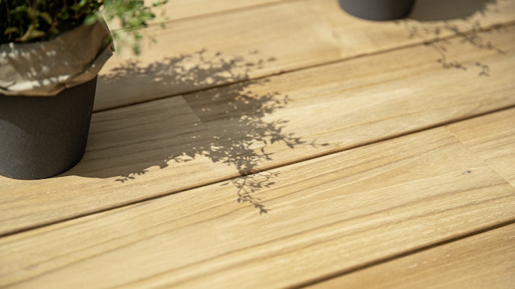 Kettler Tischplatte TEAK (C-Profil) 