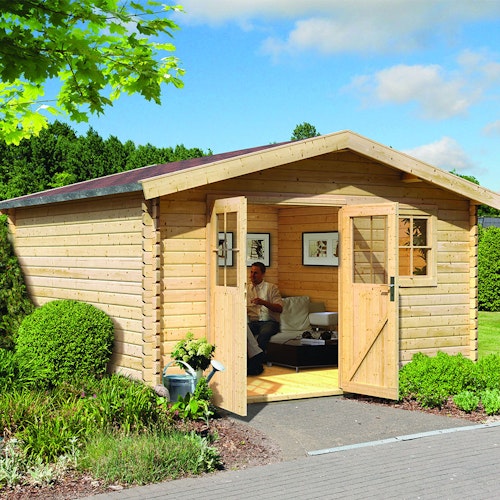 Karibu Woodfeeling Gartenhaus Felsenau 3/4/5 - 38 mm