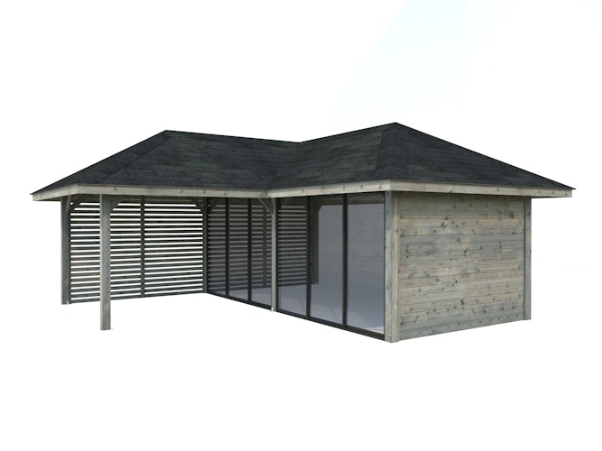 Palmako Pavillon Bianca 24,9 m² Set 213 Slide - 28 mm