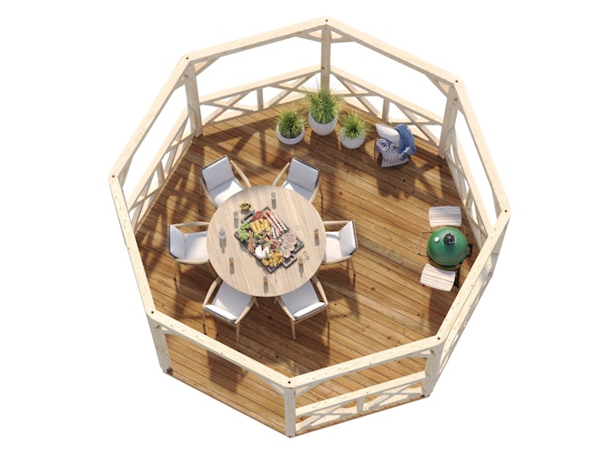 Palmako Pavillon Betty 18,0 m²
