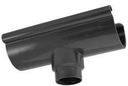 Rinnenstutzen DN 60/75 zum Stecken, RG100 Typ 300 anthrazit