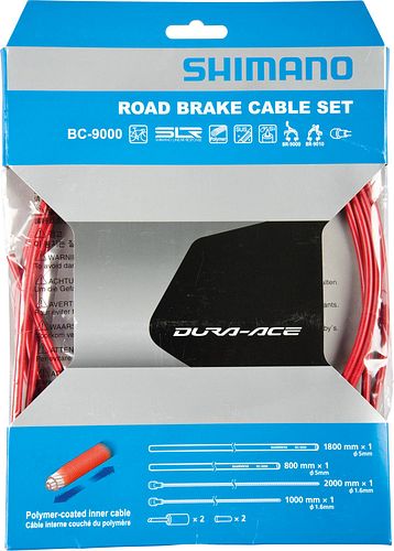 Shimano Bremszug-Set Dura Ace BC-9000 rot