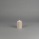 Vorschaubild Konstsmide Weihnachtsbeleuchtung LED Kerze aus Kunststoff mattbeige batteriebetrieben 10 cm