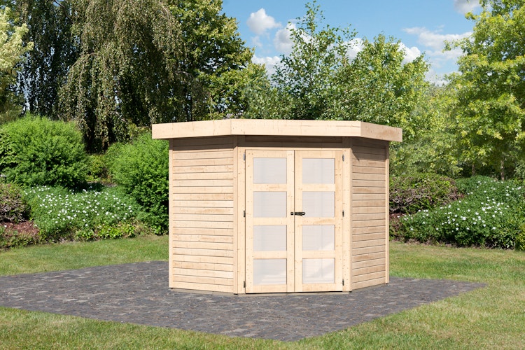 Karibu Gartenhaus Gerätehaus Goldendorf 3/5 - 19 mm