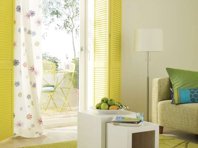 OSMO Lamellentüre mit offenen Lamellen - ohne Querrahmen