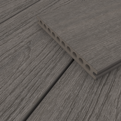 NewTechWood Gigante WPC-Terrassendiele Hohlkammer Silver Gray  23 x 210 mm