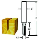 Vorschaubild Makita Fräser Nut Zweischneider 24mm D-10154