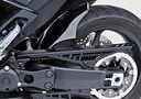 Vorschaubild BODYSTYLE Sportsline Hinterradabdeckung mit Alu-Kettenschutz ABS Kunststoff schwarz für YAMAHA TMAX 530 SX / DX 