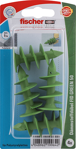 Thumbnail - FISCHER Dämmstoffdübel FID 50 GREEN K (4 Stück)