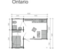 Skan Holz 70 mm Blockbohlenhaus Ontario 1