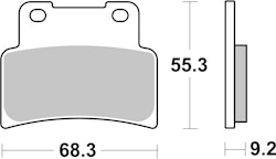 SBS Bremsbelag 844HS Street Sinter