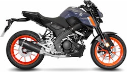 LeoVince Komplettanlage Carbon SBK LV ONE EVO für YAMAHA MT-125 / XSR 125 / YZF-R125 CARB mit Katalysator